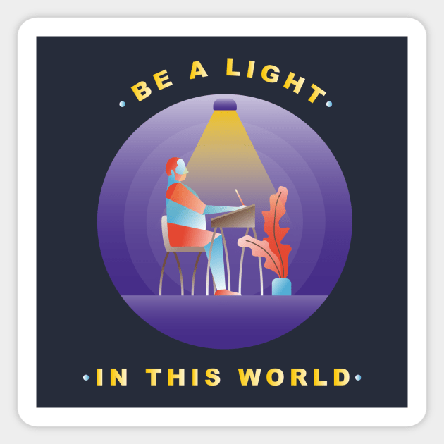 Science is the light of the world Sticker by kaizla03